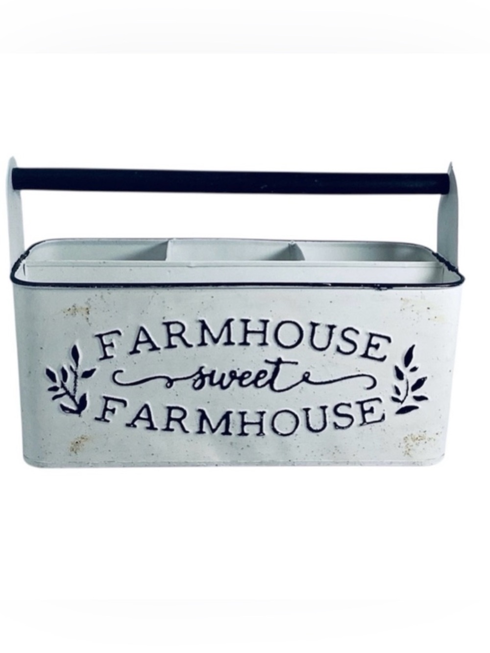 🍄 Farmhouse Sweet Farmhouse Metal Caddy
